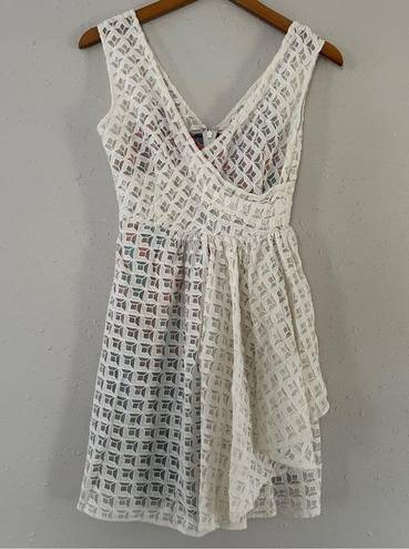 Tracy Reese Cream Cubist Petite Dress by Plenty  2P Silk Lining Anthropologie