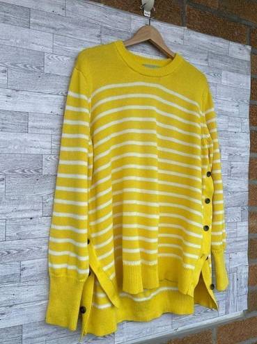 Tuckernuck  yellow  Stripe Bar Harbor Sweater XXL