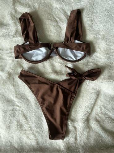 Brown bikini