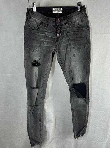 One Teaspoon  Le Duke Freebirds II Destroyed Skinny Jeans Size 27