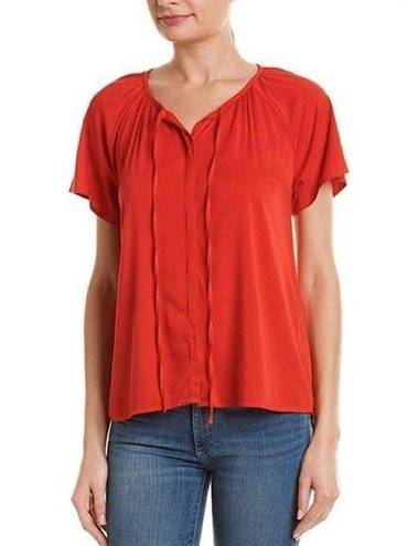 Michael Stars  red peasant top. Runs like a small. New