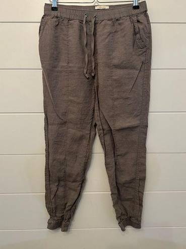 Cynthia Rowley 100% linen joggers