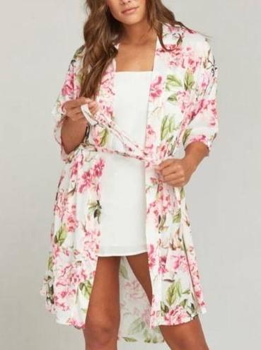 Show Me Your Mumu  Brie floral rose robe O/S