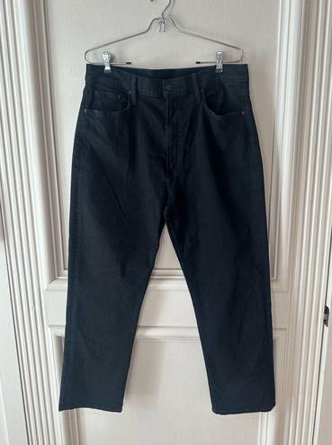 MOTHER Denim Mother Jeans High Waisted Rider Ankle Not Guilty in Black Denim Women’s Size 34