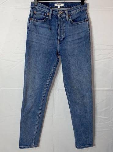 RE/DONE  90’s High Rise Ankle Crop Jeans Size 25