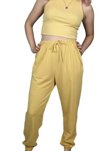 Skatie  Cloudlux Rocky Drawstring Sweatpants Yellow Size M