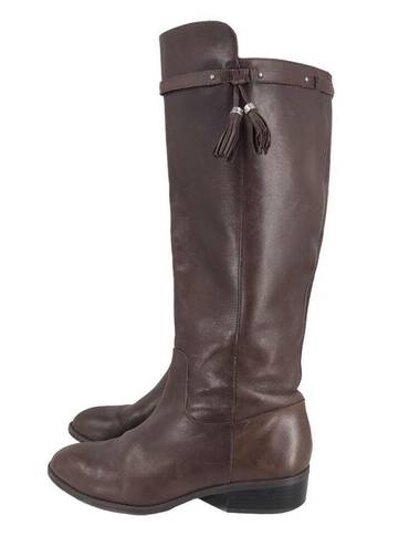 Ralph Lauren  MARSALIS BROWN LEATHER RIDING BOOTS EQUESTRIAN WOMENS 7.5 $495