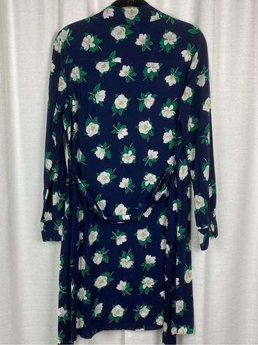 Draper James  Blue Floral Magnolia Shirt Dress Sz.0