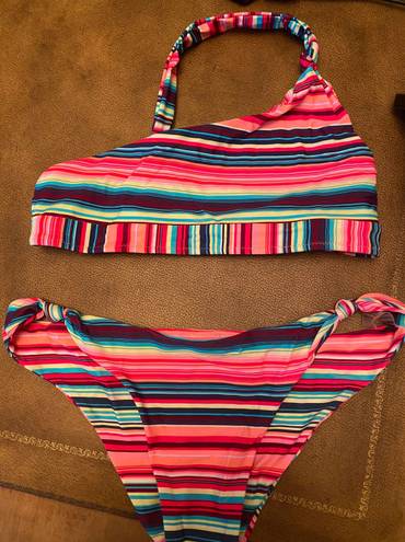 Blackbough Striped Bikini Swim Set