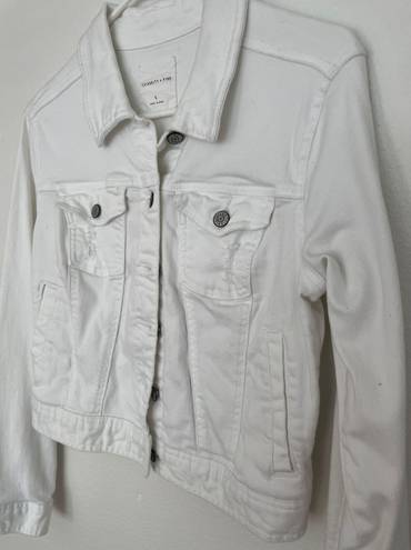 Celebrity Pink White Denim Jacket