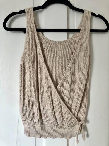 Moon & Maddison Knit Open Back Tank Top