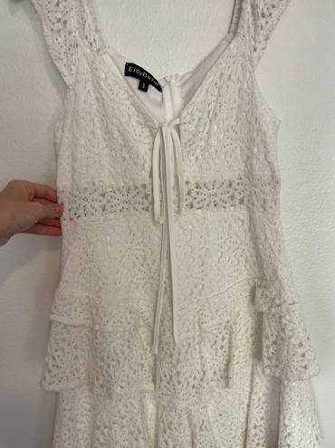 Urban Outfitters White Mini Lace Dress