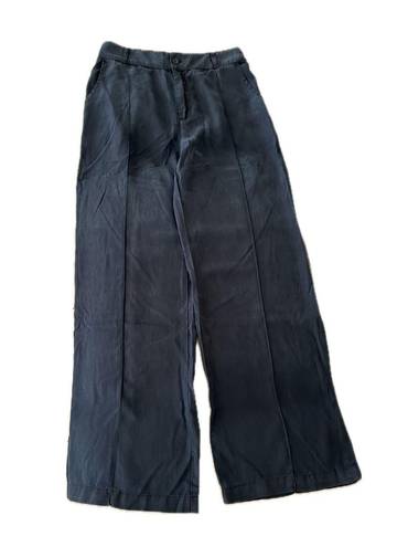 Young Fabulous and Broke  Navy Tencel Wide Leg Pants