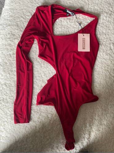 Missguided Misguided Red Bodysuit