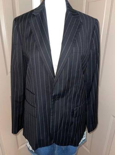 Polo  Ralph Lauren 100% wool black pinstriped blazer NWT.