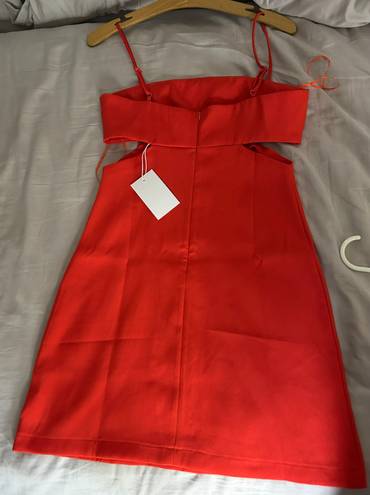 Emory park Red Cut Out Dress