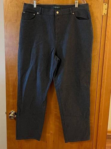 Krass&co Lauren Jeans . Womens Charcoal Gray Grey Jeans Pants LRL Ralph Lauren Size 20W