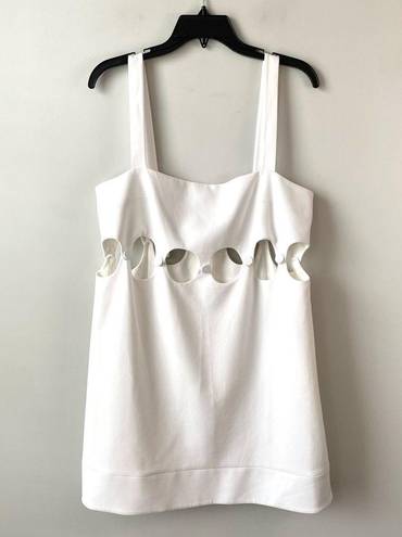 Alexis  Baring Cut Out Dress In Blanche White L