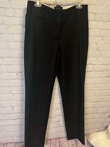 Talbots  Dressy Minimalist straight leg black pants, size 8, cotton, stretch