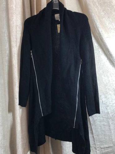 Ethereal New  Black Duster Cardigan Small