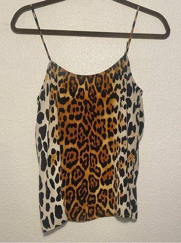 Equipment  | leopard silk cami