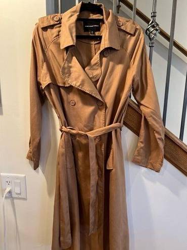 Who What Wear Double Breasted Women's Trench Coat Size Medium EXCELLENT CONDITION