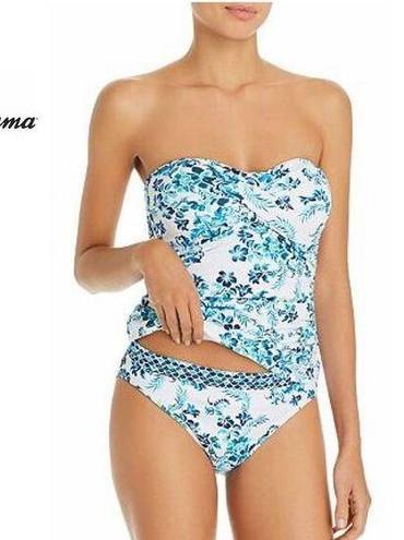 Tommy Bahama New.  blue print swimsuit. MSRP $119.  Size 4