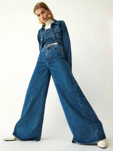 The Range 💕SLVRLAKE X ELLERY Twin Wide-Leg Jeans High Rise Blue Stone River 26 NWT