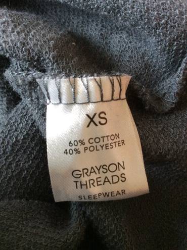 Grayson Threads Long Sleeve Crop Top Oversized XS Fits S M Shirt