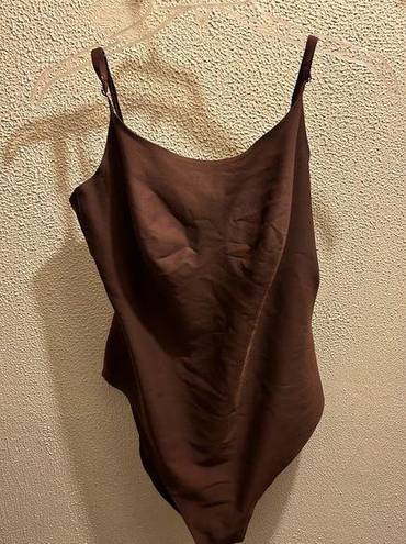 Gilly Hicks  brown bodysuit