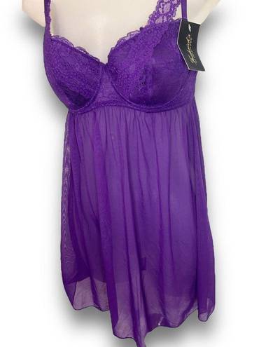 Frederick's of Hollywood NWT Purple Lingerie