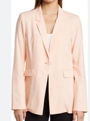 BCBGeneration  Boyfriend Blazer Jack in Light Tropical Peach Pink Size XS New