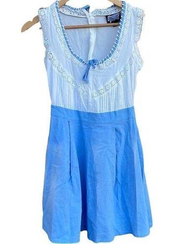 Krass&co Cosplay  UK Delores blue & white dress size 2/28 (Halloween, costume)