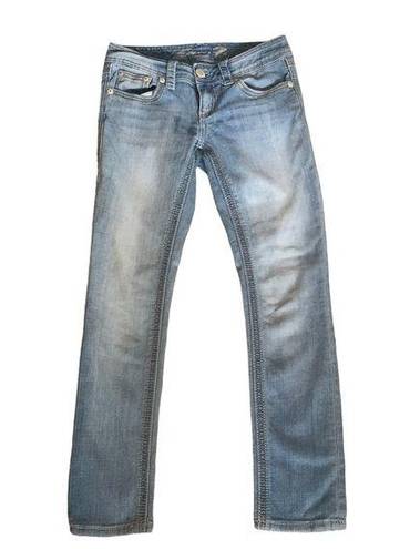 Seven7  Jeans | light wash Embellished slim straight jeans size 4