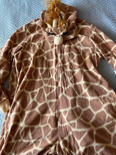 Xhilaration Giraffe Ladies Hooded Size XL/XXL Onsie Loungewear Pajamas