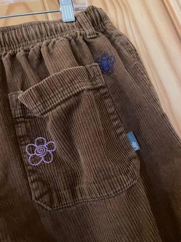 Urban Outfitters UO Floral Embroidered Corduroy Pants