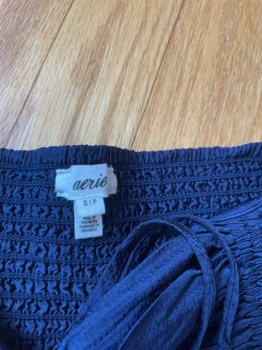 Aerie Navy Uptown Mini Skirt