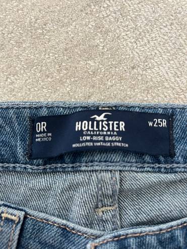 Hollister Blue  low rise jeans