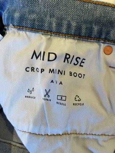 Lucky Brand Mid Rise Cropped Mini Boot