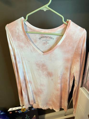 Aeropostale Pink Shirt tie dye