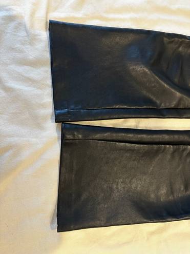 Aritzia Wilfred Faux Leather Black Pants Great Condition For A Night Out