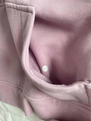 Lululemon Pinkish Purple Half Zip Scuba Hoodie