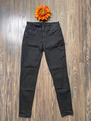 Ymi WANNA BETTA BUTT Black Mid-Rise Jeans