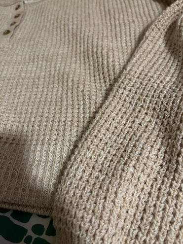 Aeropostale knit henley sweater