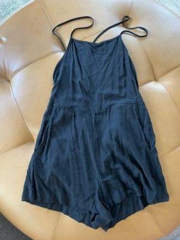 American Apparel Black Short Romper