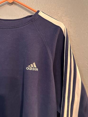 Adidas Vintage Sweatshirt Blue Size M - $28 - From Emma