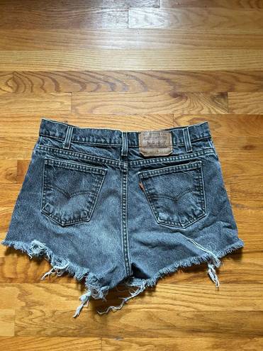 Levi’s Vintage 550 High-Waisted Denim Shorts