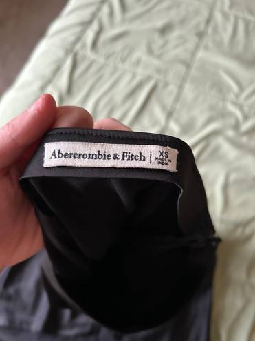 Abercrombie & Fitch Abercrombie Black Satin Skirt