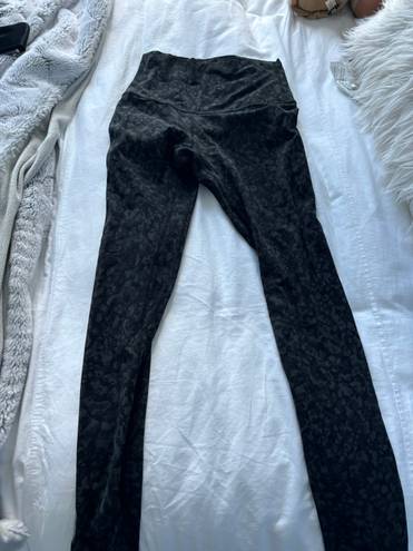 Lululemon Black Gray Leggings