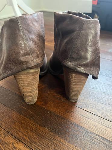 sbicca Brown Leather Booties